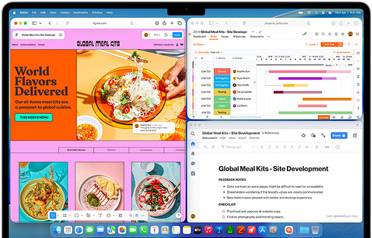 MacBook Air with multiple apps open